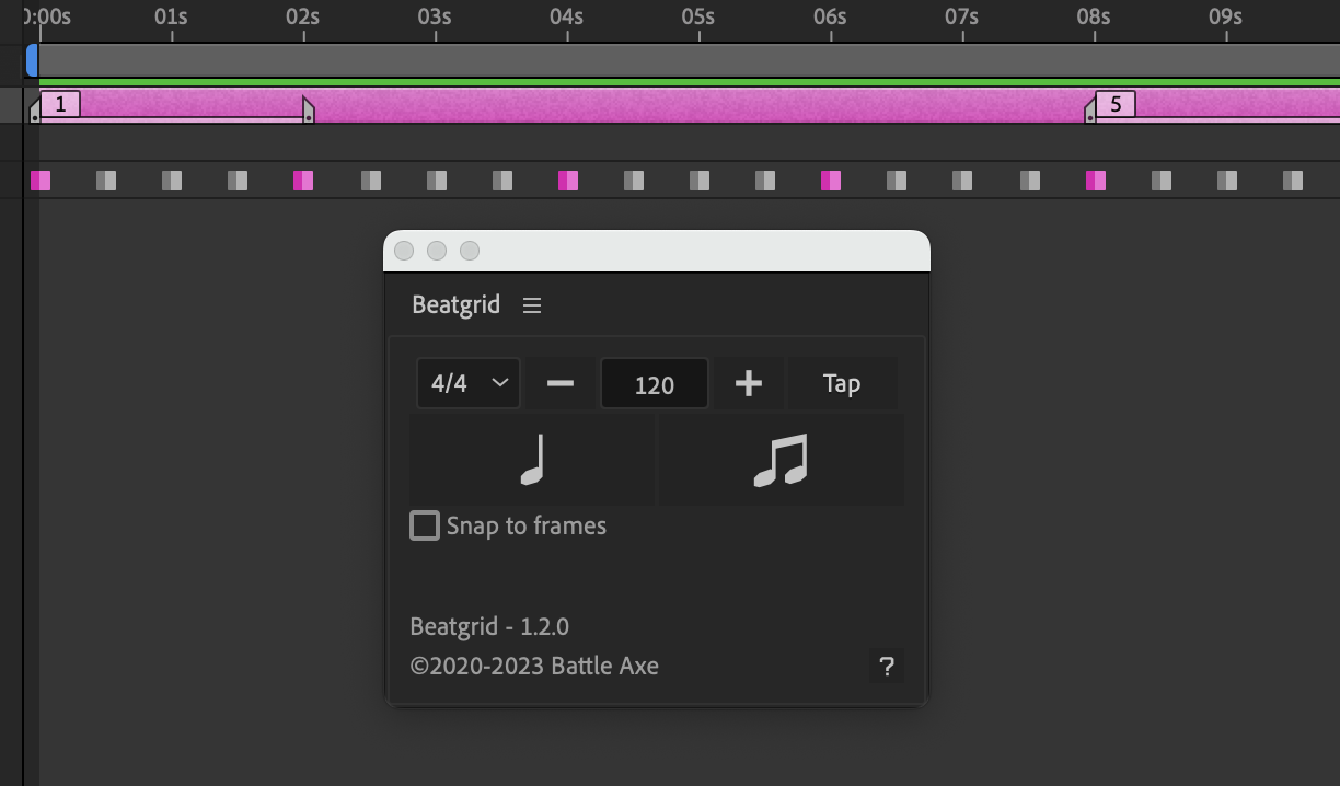 Beatgrid 1.2.0 UI